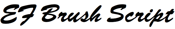 EF Brush Script