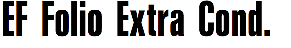 EF Folio Extra Condensed