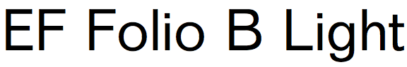 EF Folio B Light
