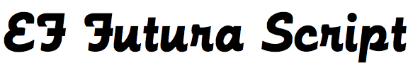 EF Futura Script