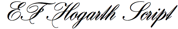 EF Hogarth Script