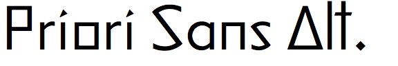 Priori Sans Alternate