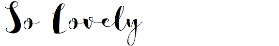 So Lovely (Emily Spadoni)