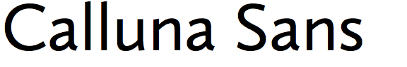 Calluna Sans