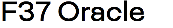 F37 Oracle