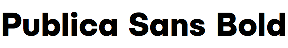 Publica Sans Bold