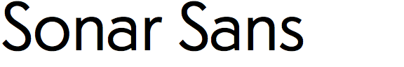 Sonar Sans