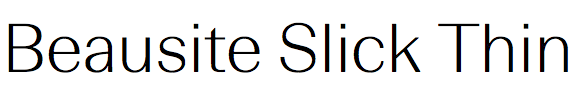 Beausite Slick Thin