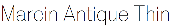Marcin Antique Thin