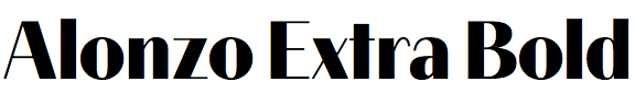 Alonzo Extra Bold
