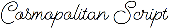 Cosmopolitan Script