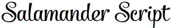 Salamander Script