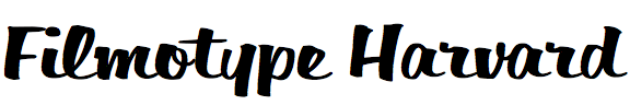 Filmotype Harvard