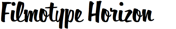 Filmotype Horizon