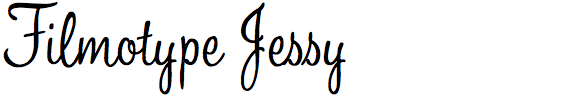 Filmotype Jessy