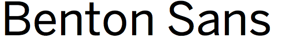 Benton Sans