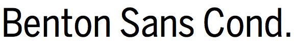 Benton Sans Condensed