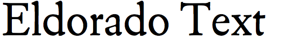 Eldorado Text