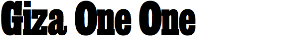 Giza One One