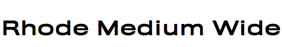 Rhode Medium Wide