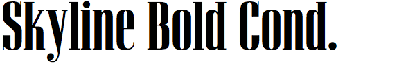 Skyline Bold Condensed