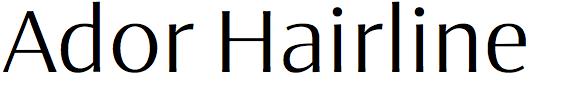Ador Hairline