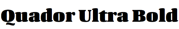 Quador Ultra Bold