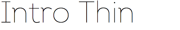 Intro Thin