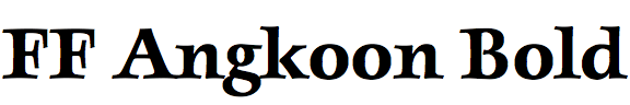 FF Angkoon Bold