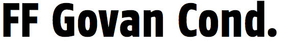 FF Govan Condensed