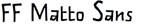 FF Matto Sans