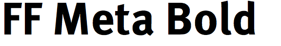 FF Meta Bold