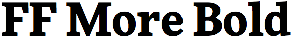 FF More Bold