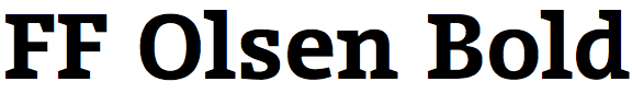 FF Olsen Bold