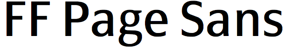 FF Page Sans