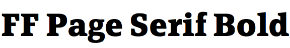 FF Page Serif Bold