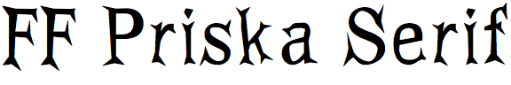 FF Priska Serif