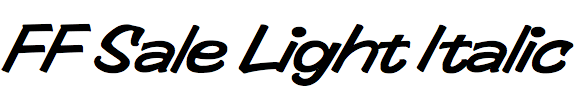 FF Sale Light Italic
