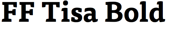 FF Tisa Bold