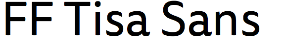 FF Tisa Sans