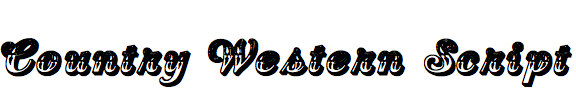 Country Western Script