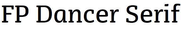 FP Dancer Serif