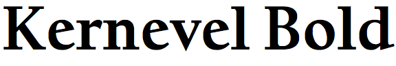 Kernevel Bold