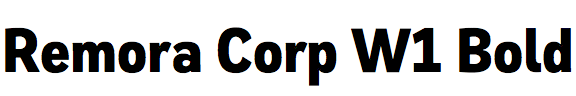 Remora Corp W1 Bold