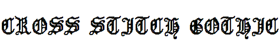 Cross Stitch Gothic