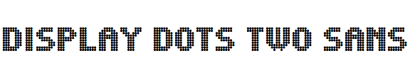 Display Dots Two Sans
