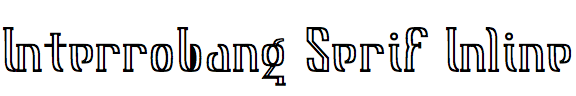 Interrobang Serif Inline