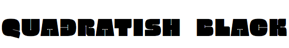 Quadratish Black