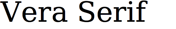Vera Serif