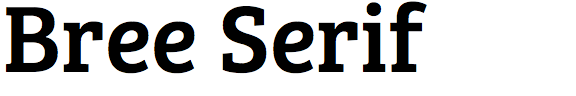Bree Serif (Google)